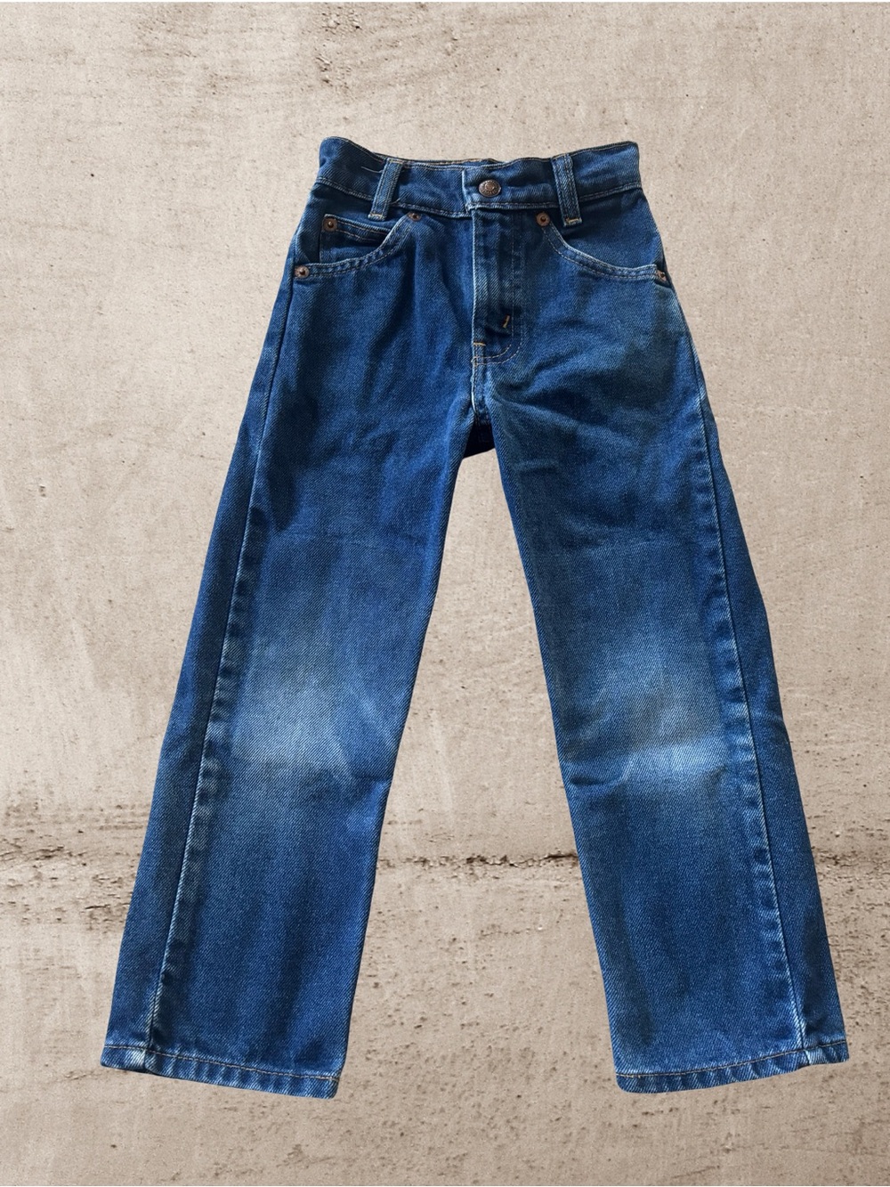 Vintage 70s 80s Little Levi’s 216-3016 Kids Jeans Size 5 Slim USA Orange Tab